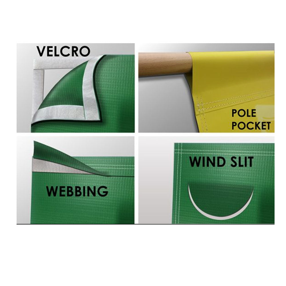 Vinyl Banner (18oz. Blockout) $5.00 per ft2